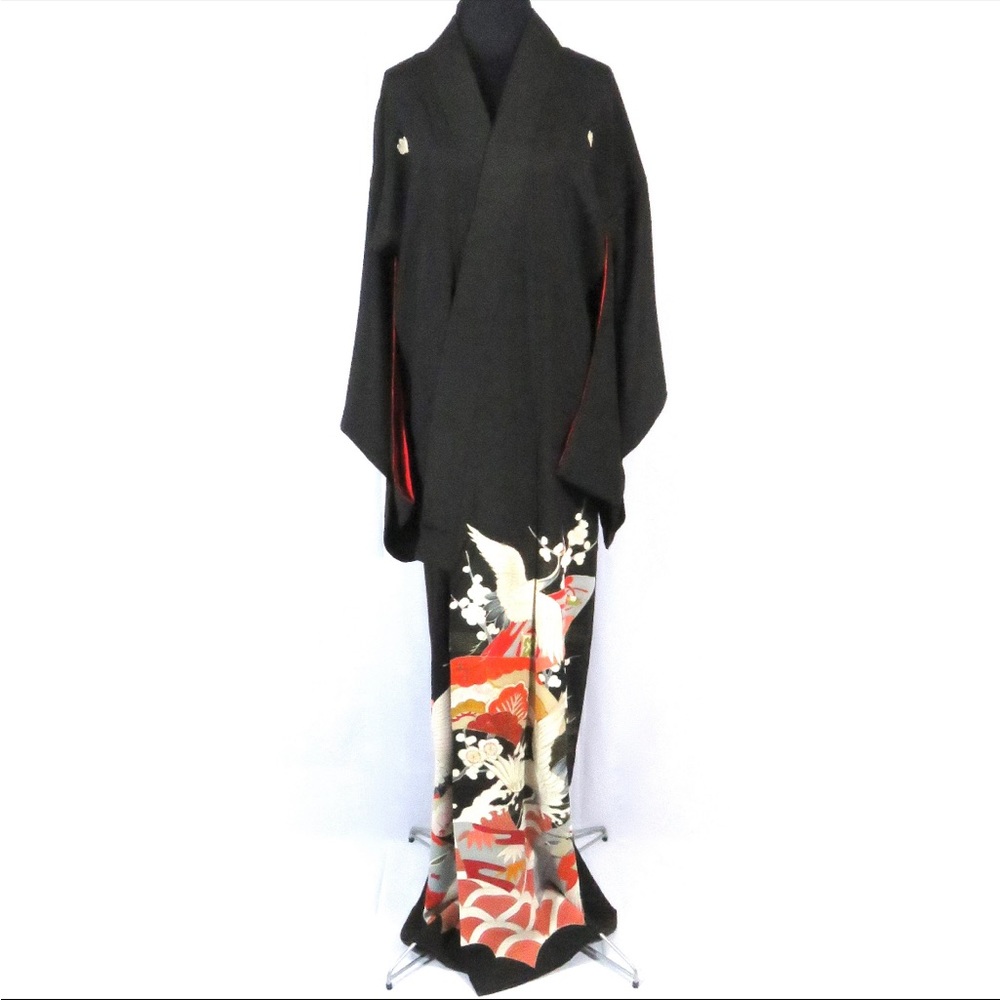 Vintage Japanese Kuro Tomesode